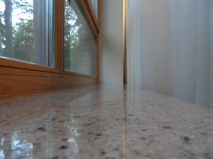 Window sills made of natural stone 